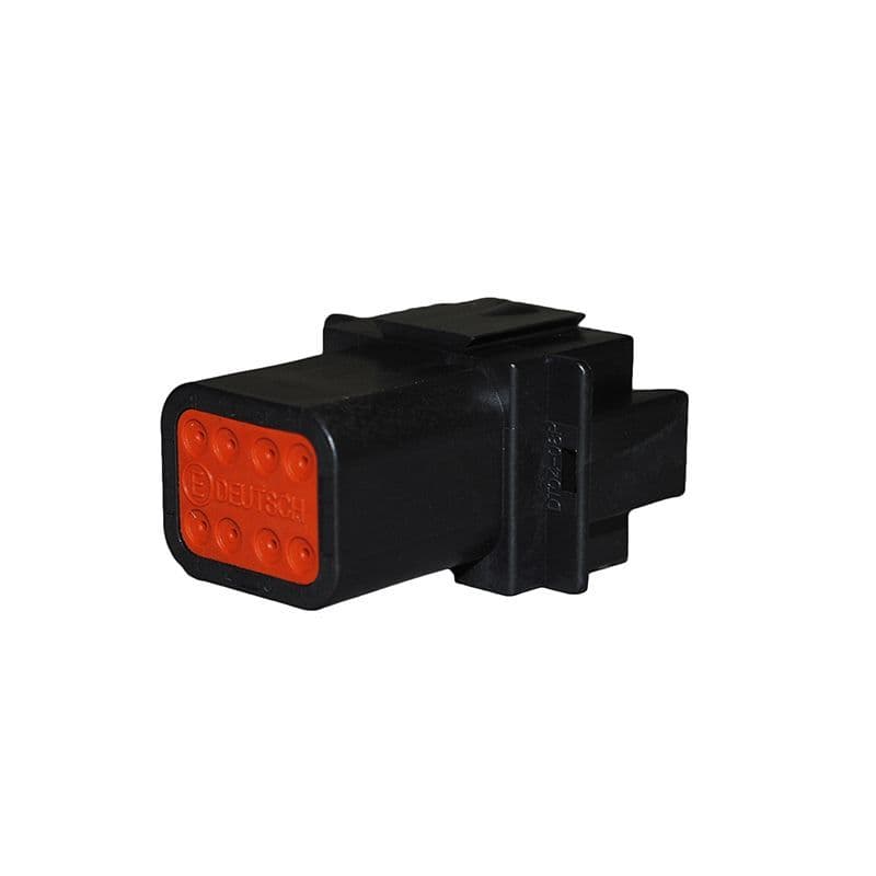 Conector Deutsch DT 8 contactos hembra NEGRO