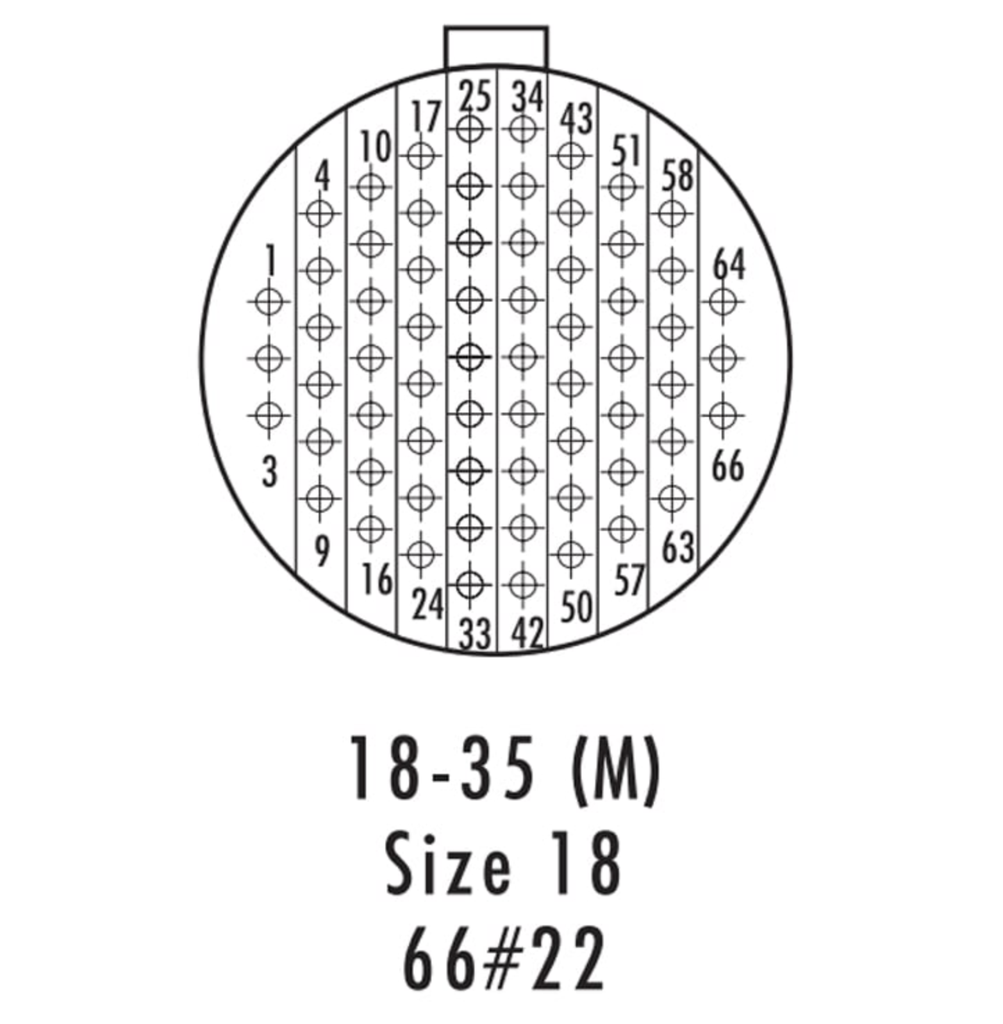 Conector Deutsch AS618-35SA