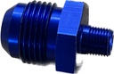 AN10 macho -> 1/8 NPT macho adaptador AZUL