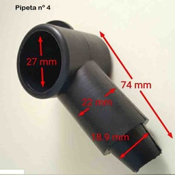 [C75-966] Pipa protectora de Goma n4